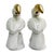 Late 20th Century Vintage Hollywood Regency White Porcelain & Gold Gilt Toucan Bookends - A Pair For Sale - Image 5 of 9