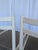 Vintage White Wooden Chair with Fabric Seat, 1970s For Sale - Image 9 of 18