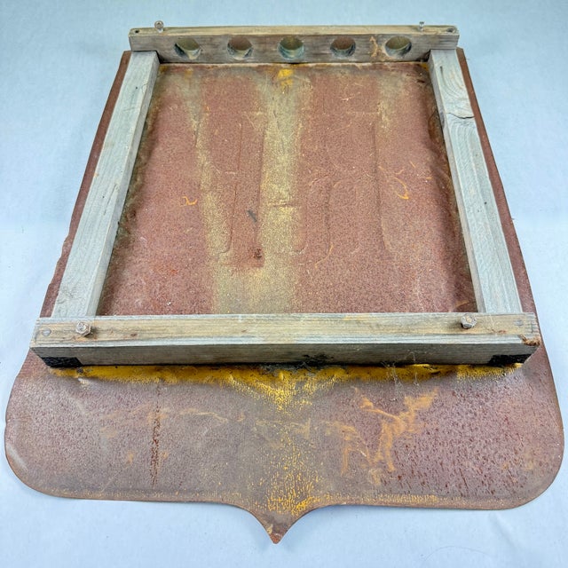 Antique French Fronton De Mairie République Française Shield Flag Holder For Sale - Image 15 of 17
