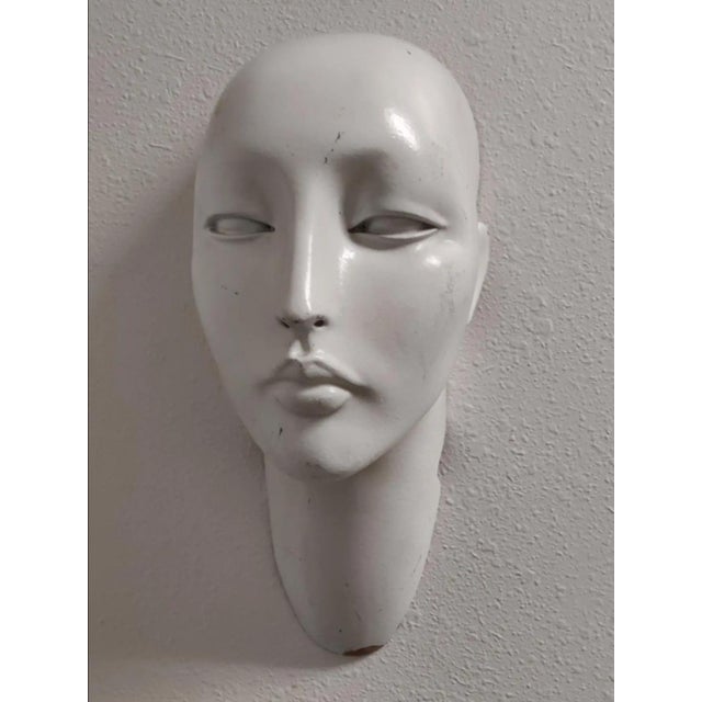 1970s Rare Female Mannequin Face/Head Bust Paris Store Fixture For Sale In Atlanta - Image 6 of 10