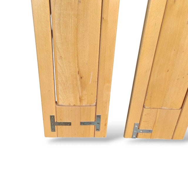 1980s Vintage Suzy Folding Stools in Beech by Adrian Reed, 1980s, Set of 2 For Sale - Image 5 of 14