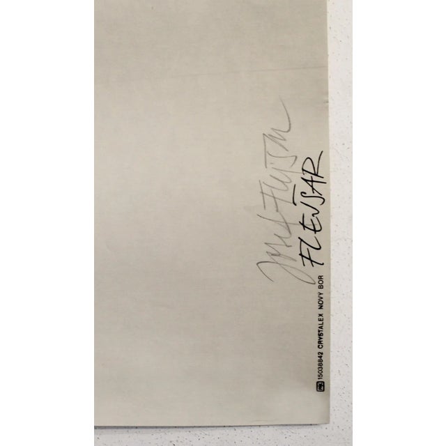 1980s 1988 Czech Exhibition Poster (Josef Flejsar) - International Ceramic Symposium For Sale - Image 5 of 5