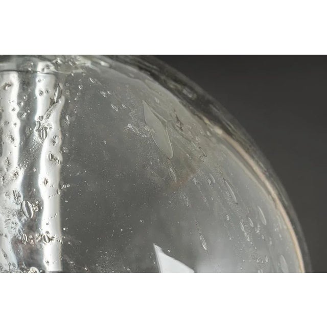 Large Murano Ball Pendant Light attributed to Doria, Germany, 1970s For Sale - Image 3 of 13