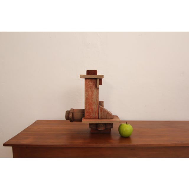 Early 20th Century Wooden Casting Pattern Object with Original Patina For Sale - Image 4 of 16