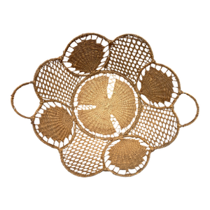 Early 20th Century Vintage Hand Woven Italian Tenerife Basket