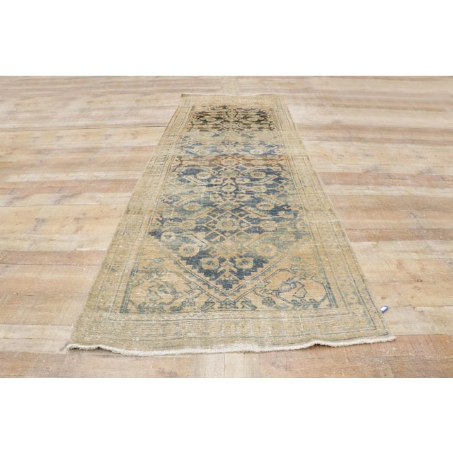 Antique Persian Malayer Rug Runner - 03'06 X 10'02 For Sale - Image 11 of 11
