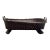 "Inscribed Federal Era C. 1811 Adirondack Woven Splint Baby Cradle Rocker — Hand-Carved 'Heidi 11' Provenance" For Sale