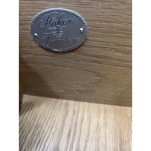 Late 20th Century Late 20th Century Baker Furniture Georgian Style Serpentine Pine Chest of Drawers For Sale - Image 5 of 7