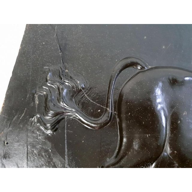 Mid-Century Modern Slate Wall Plaque of Bullfighter and Bull, Italy, 1970s For Sale - Image 7 of 11