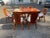 Art Deco Dining Table with Matching Gondola Chairs, 1920s, Set of 7 For Sale - Image 17 of 17