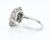 Art Deco Octagonal Engagement Ring, Platinum and Diamonds, French 1925, Size 5.25 For Sale - Image 4 of 6
