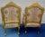 1970s Vintage French / French Provincial Arm Chairs- a Pair For Sale - Image 11 of 14