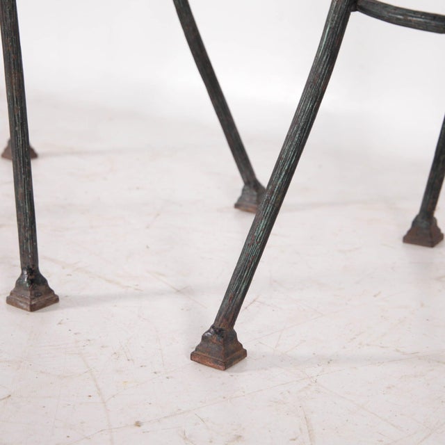 Mid-Century Modern Wrought Iron Side Tables, 1960s, Set of 2 For Sale - Image 3 of 16