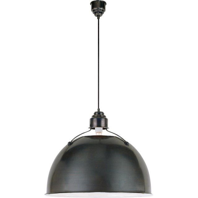 Eugene Large Pendant in Bronze Designer: Thomas O'Brien Fixture Height: 19" Min. Custom Height: 24" O/A Height: 156"...