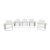 Vinyl Strapped Metal Outdoor Patio Seating-Set of 5 For Sale