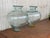 Late 19th Century Set of 2 Green Glass French Demijohn Bottles with Woven Esparto Basket For Sale - Image 9 of 18