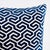 This 22" x 22" pillow features Ming Fret in Navy, a velvet interpretation of our popular Ming Fret pattern, derived from a...