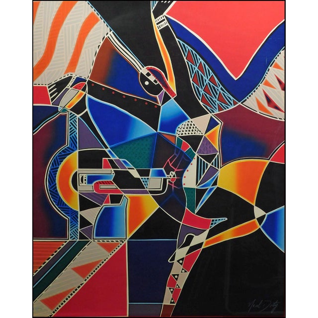 "An Expression of Jazz" by Neal Doty Original Limited Edition Serigraph on Paper Hand Signed by the Artist Image Size:...