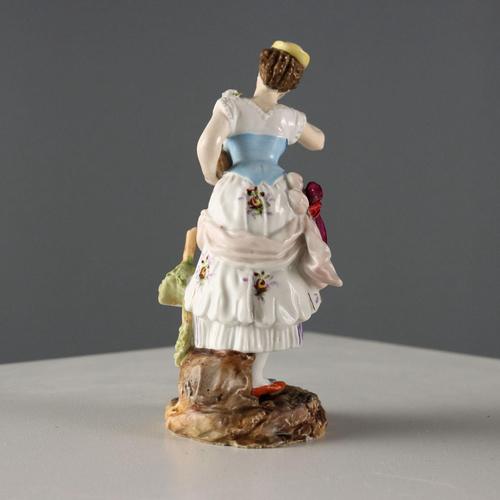Ceramic German Figurines from Volksted Porcelain, Set of 2 For Sale - Image 7 of 16