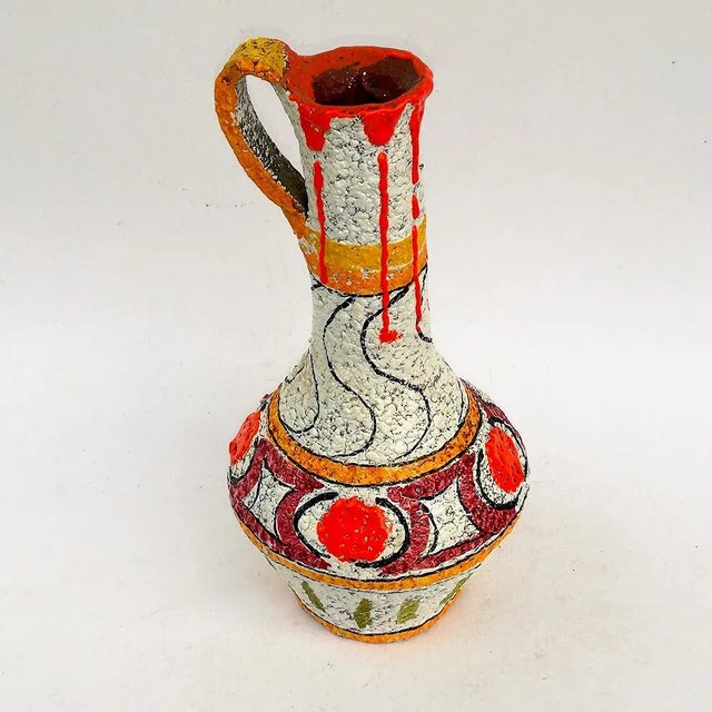 Modern Pitcher Vase by Giuseppe Macedonio Napoli, 1950s For Sale - Image 3 of 6