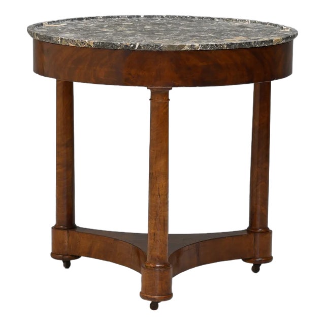 French Mahogany Side Table, 1860s For Sale