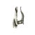 Mid-Century Modern Mid-Century Sterling Georg Jensen #108 Blossom Clip Earrings For Sale - Image 3 of 5