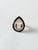 Set in 18k Rose Gold, Morganite, Black Enamel & Diamonds Engagement Ring, Us Size 6 For Sale - Image 6 of 10