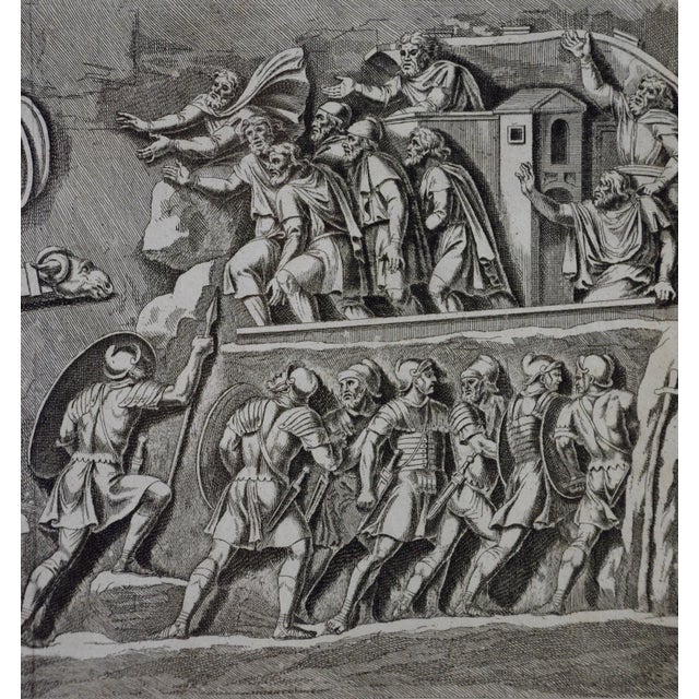 Early 18th Century "Attack With a Battering Ram": An 18th Century Engraving by Montfaucon, 1719 For Sale - Image 5 of 9