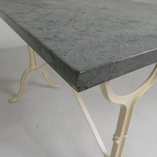 Garden Table with Marble Top, 1950s For Sale - Image 17 of 18