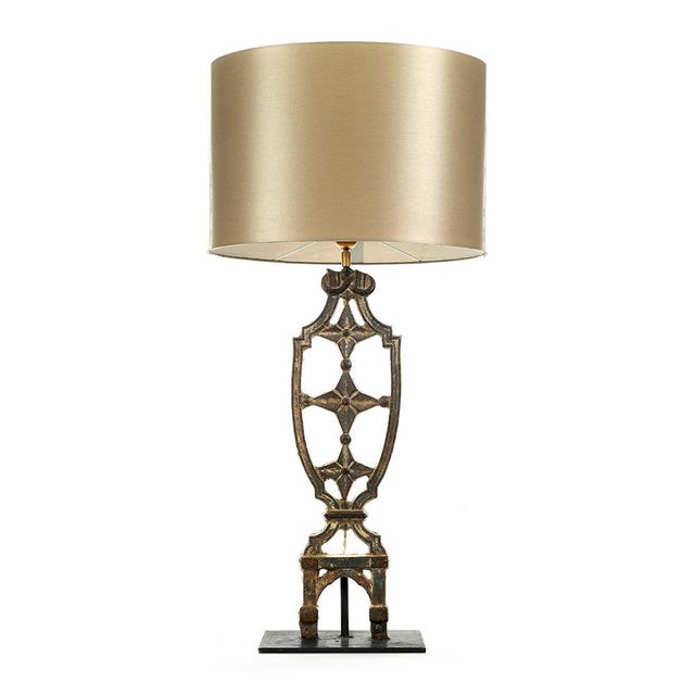 Cast Iron Balustrade Lamp For Sale - Image 4 of 4