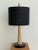 1940’s Cerused Finish Oak Table Lamp For Sale - Image 10 of 12