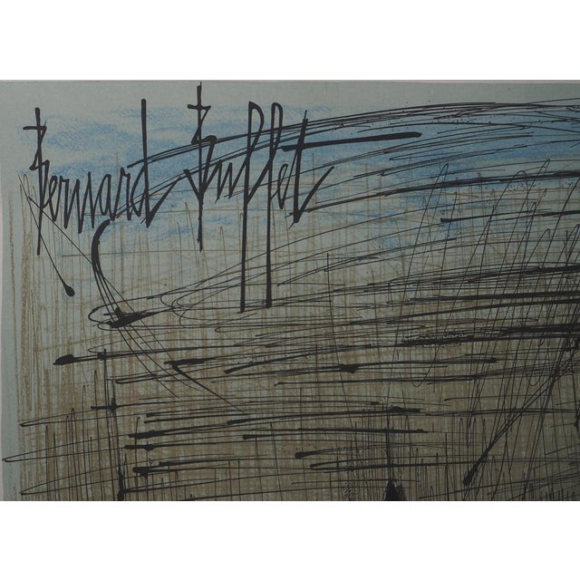 Bernard Buffet, Culan Castle, Lithograph For Sale - Image 4 of 8