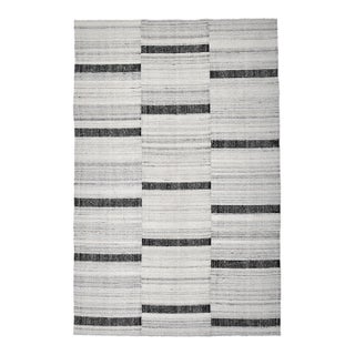 1970s Turkish Home Living Stripe Kilim Rug For Sale