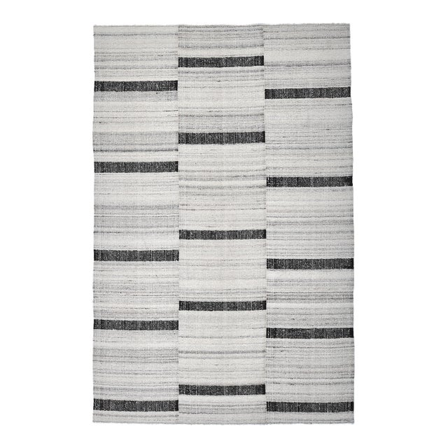 1970s Turkish Home Living Stripe Kilim Rug For Sale