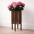 Contemporary Solid Wood Slatted Planter Box, 9 X 9 X 24 For Sale - Image 3 of 9