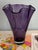 Lenox Amethyst Crystal Vase For Sale - Image 9 of 9