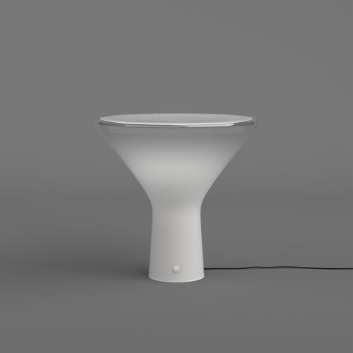 Glass Acceslsa Table Lamp by Angelo Mangiarotti for Karakter For Sale - Image 3 of 15