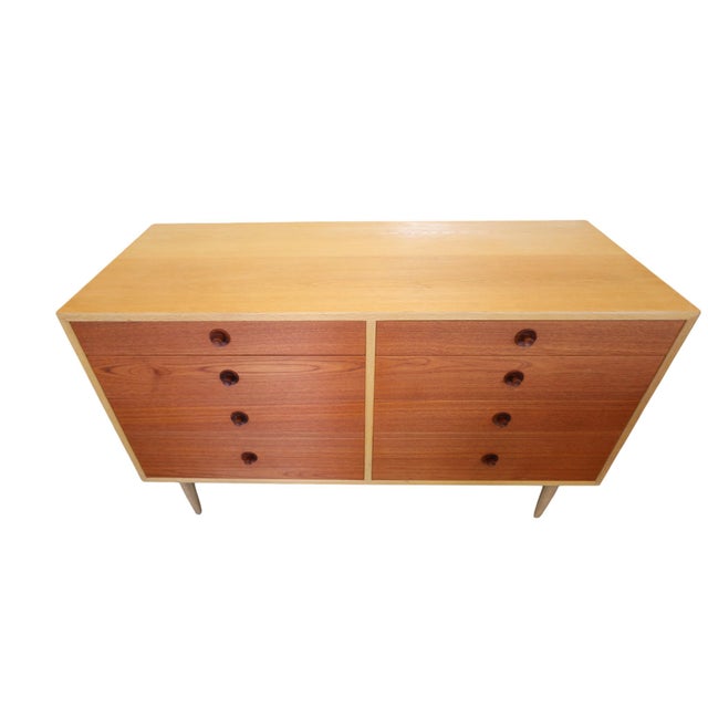 A fantastic double chest of drawers designed by Børge Mogensen and belonging to his Øresund series, manufactured by the...