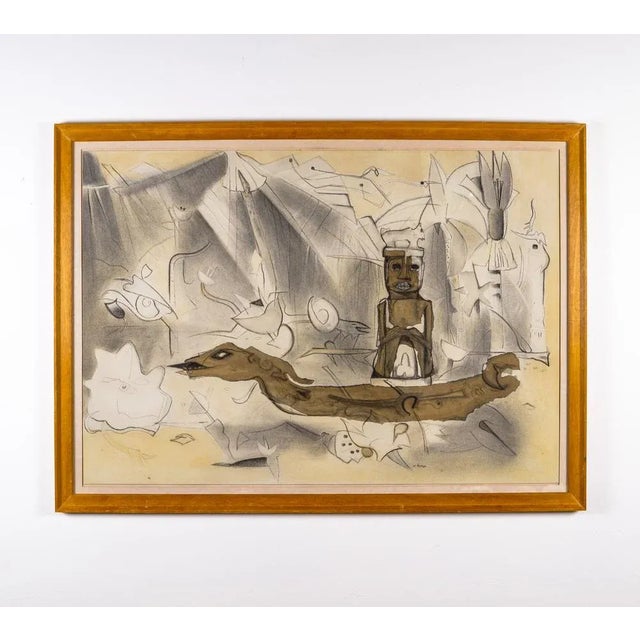 Wolfgang Thesen, Nr. 2, 1980, Mixed Media on Paper For Sale - Image 9 of 9