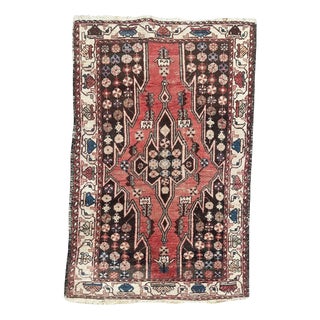 Mid-Century Mazlaghan Rug, 1940s For Sale