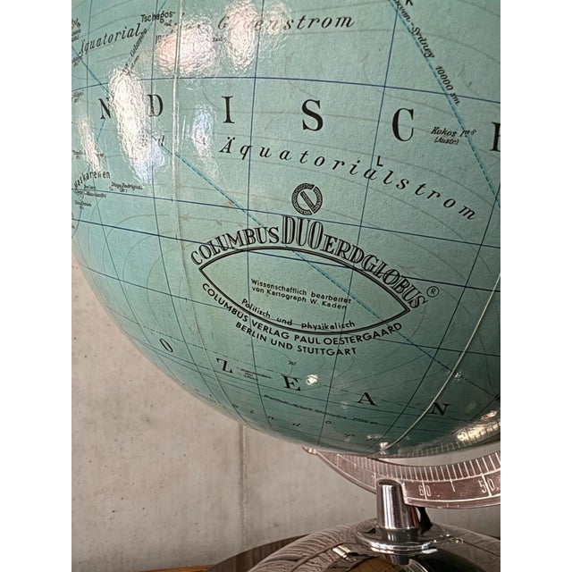 Vintage German Columbus Duo Glass Globe Lamp, 1960s For Sale - Image 8 of 11