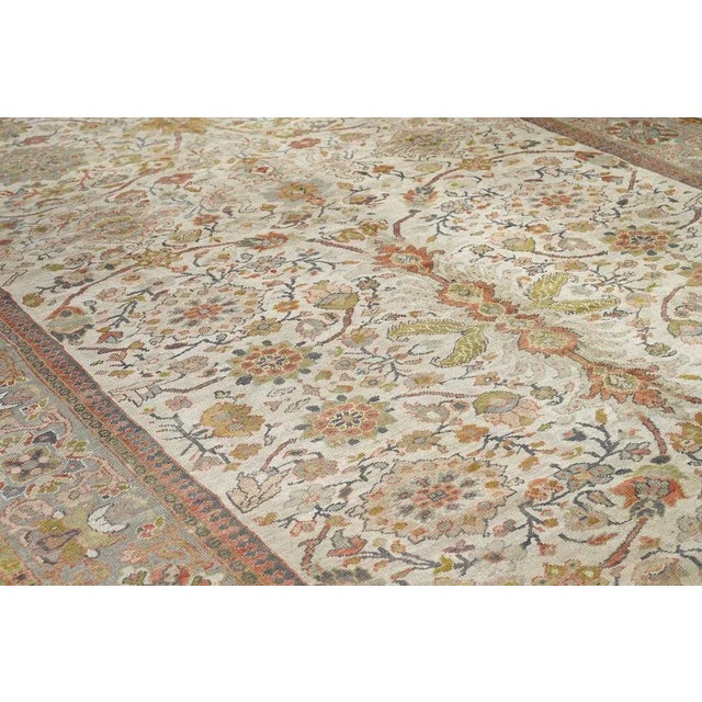 Asian Antique Antique Ziegler Mahal Rug 9'9'' X 17'9'' For Sale - Image 3 of 10