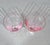 1990s Royal Albert Old Country Roses Formal Pink Water Goblets, Set of 2 For Sale - Image 4 of 7