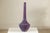 Tall Artisan Ceramic Vase with Purple Glaze and Slender Neck For Sale In New York - Image 6 of 18