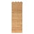 Square Scalloped Trim Wicker Pedestal For Sale
