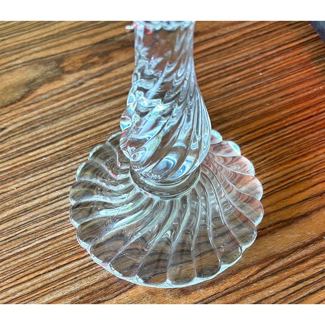 1990s Baccarat Candlestick For Sale - Image 5 of 7