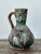 Vintage Hand Painted Glazed Ceramic Pitcher For Sale - Image 4 of 11