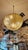 This listing features a custom Murano style glass chandelier, with beautiful transparent glass flowers that glow with a...