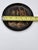 Chinese Antique Chinese 19th Century Black Lacquer Ware Small Plate Gilt Decoration For Sale - Image 3 of 3