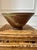 Vintage 1970’s Signed Brown Terracotta Bowl in Bronze & Pale Green Shades For Sale - Image 9 of 17